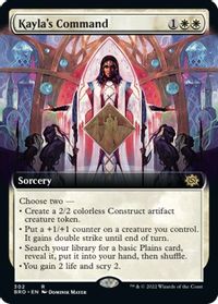 Kayla's Command (Extended Art) — The Brothers' War