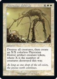Phyrexian Rebirth (Retro Frame) — Commander: The Brothers' War