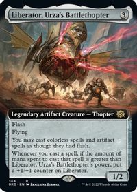 Liberator, Urza's Battlethopter (Extended Art) — The Brothers' War