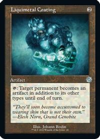 Liquimetal Coating — The Brothers' War: Retro Frame Artifacts