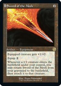 Sword of the Meek — The Brothers' War: Retro Frame Artifacts