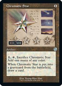 Chromatic Star (Schematic) (Serial Numbered) — The Brothers' War: Retro Frame Artifacts