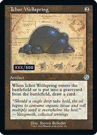 Ichor Wellspring (Schematic) (Serial Numbered) — The Brothers' War: Retro Frame Artifacts