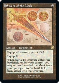 Sword of the Meek (Schematic) — The Brothers' War: Retro Frame Artifacts