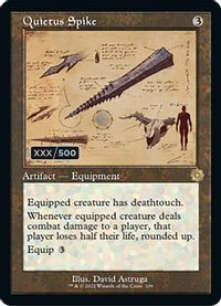 Quietus Spike (Schematic) (Serial Numbered) — The Brothers' War: Retro Frame Artifacts
