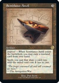 Semblance Anvil (Schematic) — The Brothers' War: Retro Frame Artifacts