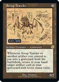 Scrap Trawler (Schematic) (Serial Numbered) — The Brothers' War: Retro Frame Artifacts