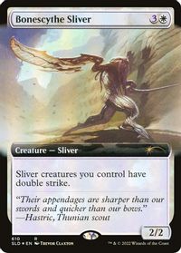 Bonescythe Sliver (Extended Art) — Secret Lair Drop Series