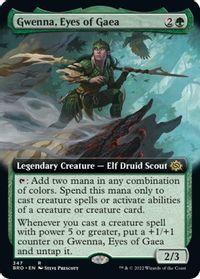 Gwenna, Eyes of Gaea (Extended Art) — The Brothers' War