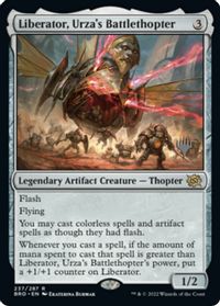 Liberator, Urza's Battlethopter — Promo Pack: The Brothers' War