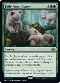 Fade from History — Prerelease Cards