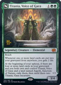 Titania, Voice of Gaea — Prerelease Cards