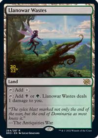 Llanowar Wastes — Prerelease Cards