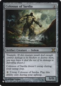 Colossus of Sardia — The List Reprints