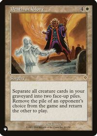 Death or Glory — The List Reprints
