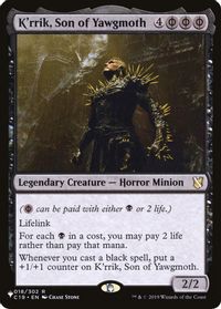 K'rrik, Son of Yawgmoth — The List Reprints