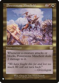 Powerstone Minefield — The List Reprints