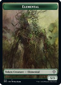 Elemental Token — Commander: The Brothers' War