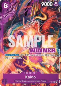 Kaido - P-010 (Winner Pack Vol. 1) — One Piece Promotion Cards
