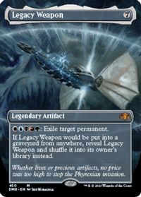 Legacy Weapon (Borderless) — Dominaria Remastered
