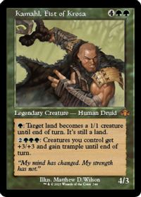 Kamahl, Fist of Krosa (Retro Frame) — Dominaria Remastered