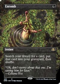 Entomb (Borderless) — Dominaria Remastered