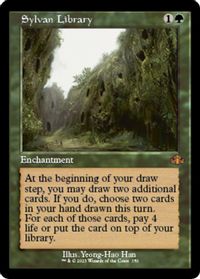 Sylvan Library (Retro Frame) — Dominaria Remastered