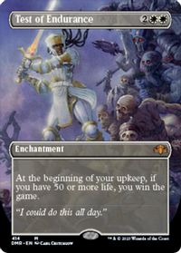 Test of Endurance (Borderless) — Dominaria Remastered