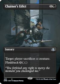 Chainer's Edict (Borderless) — Dominaria Remastered