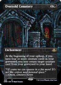 Oversold Cemetery (Borderless) — Dominaria Remastered