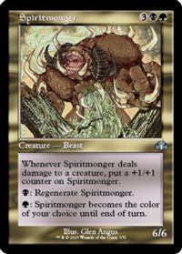 Spiritmonger (Retro Frame) — Dominaria Remastered