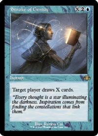 Stroke of Genius (Retro Frame) — Dominaria Remastered