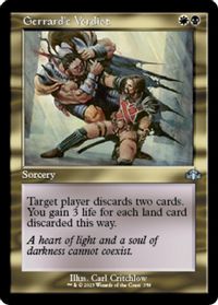Gerrard's Verdict (Retro Frame) — Dominaria Remastered