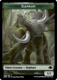 Elephant Token — Dominaria Remastered
