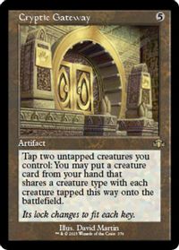 Cryptic Gateway (Retro Frame) — Dominaria Remastered
