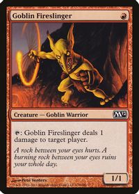 Goblin Fireslinger — Magic 2012 (M12)
