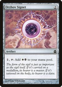 Orzhov Signet — Commander