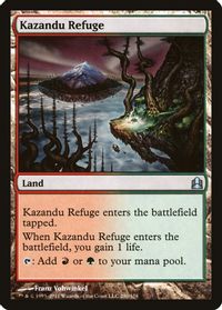Kazandu Refuge — Commander
