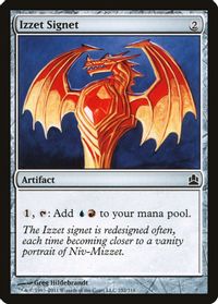 Izzet Signet — Commander