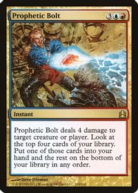 Prophetic Bolt — Commander
