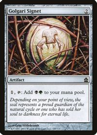 Golgari Signet — Commander
