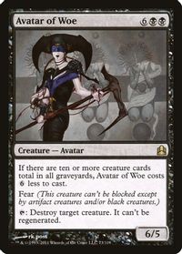 Avatar of Woe — Commander