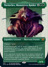Vorinclex, Monstrous Raider (Concept Praetor) (Step-and-Compleat Foil) — Phyrexia: All Will Be One