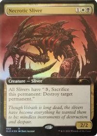 Necrotic Sliver (Extended Art) — Secret Lair Drop Series