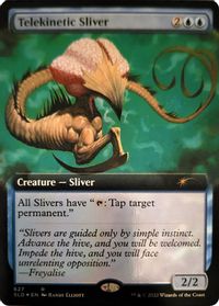 Telekinetic Sliver (Extended Art) — Secret Lair Drop Series