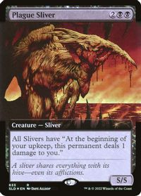 Plague Sliver (Extended Art) — Secret Lair Drop Series