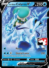 Ice Rider Calyrex V — Prize Pack Series Cards