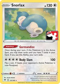 Snorlax - 131/185 — Prize Pack Series Cards