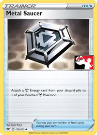 Metal Saucer — Prize Pack Series Cards