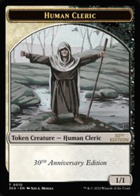 Human Cleric Token — 30th Anniversary Edition
